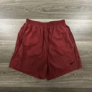 Vintage Nike Swim Trunks Mens Medium Colorblock Swoosh Shorts 2000s Vintage 00s